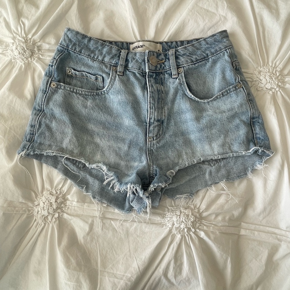 Garage jean shorts